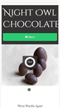 Mobile Screenshot of nightowlchocolate.com