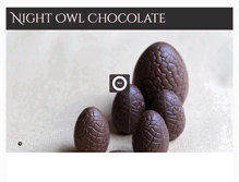 Tablet Screenshot of nightowlchocolate.com